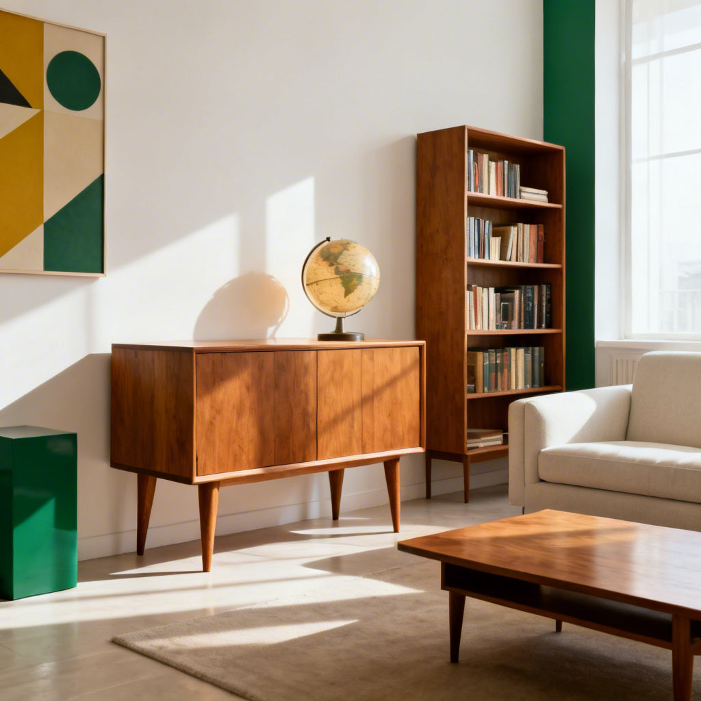 Mid century modern style - arrange an interior in a classic style