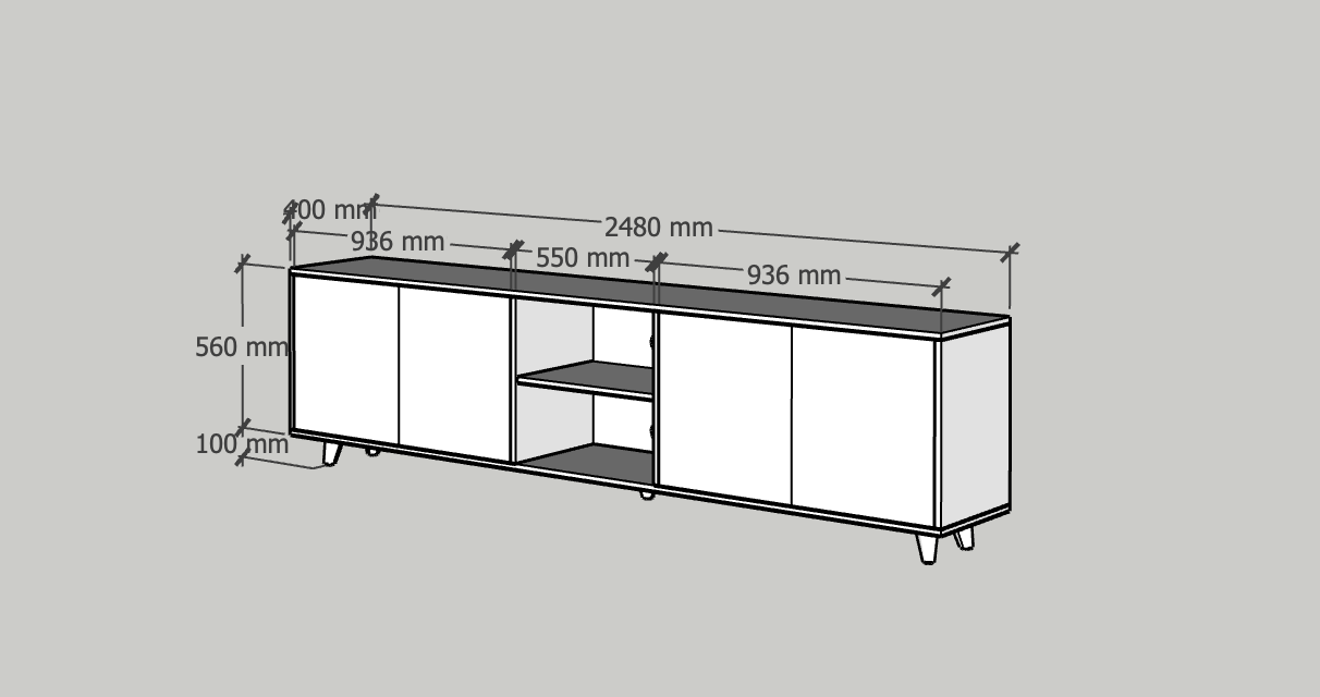 MID CENTURY Sideboard - CUSTOM