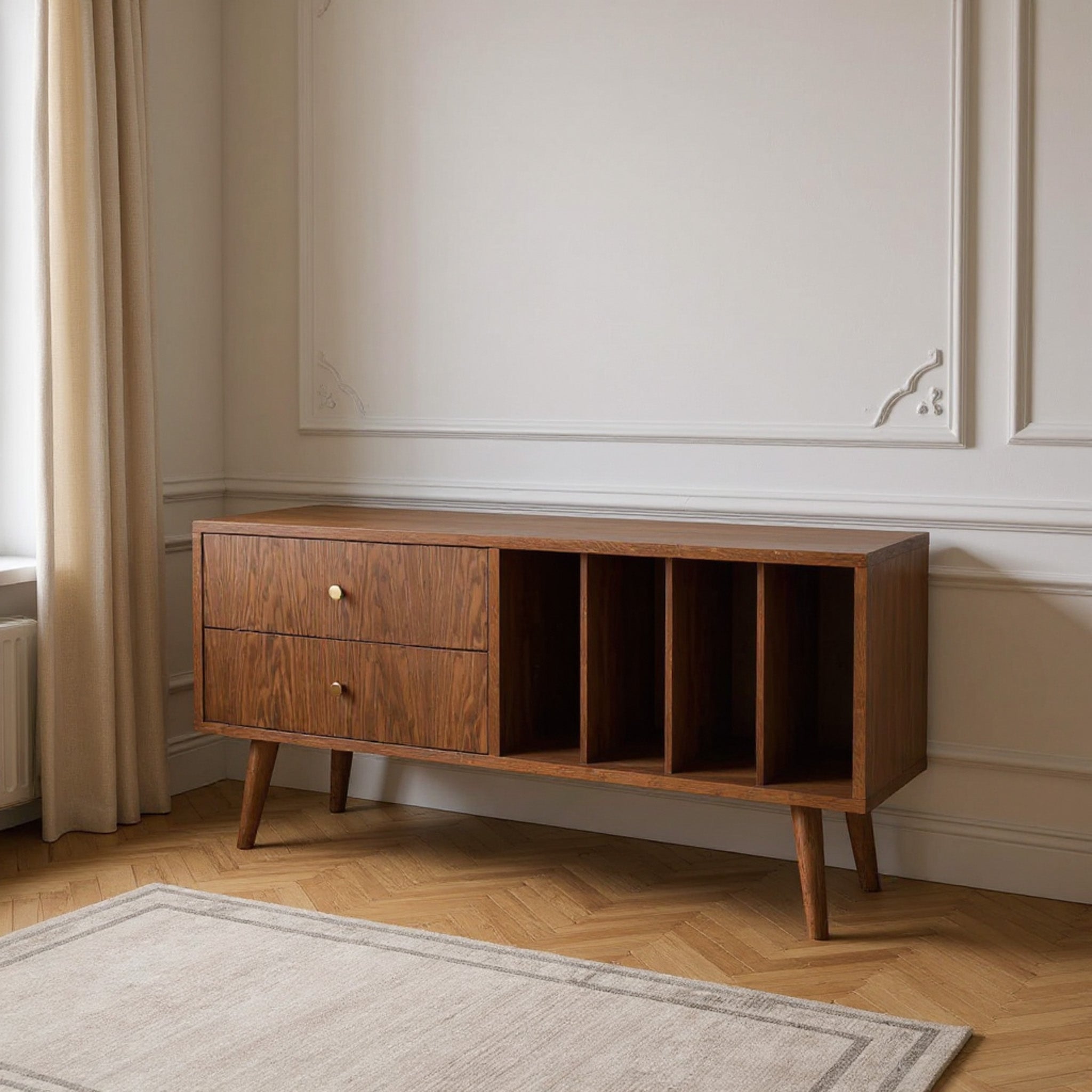 MINI VINYL TV Cabinet with Drawers - Pastform Furniture - Global